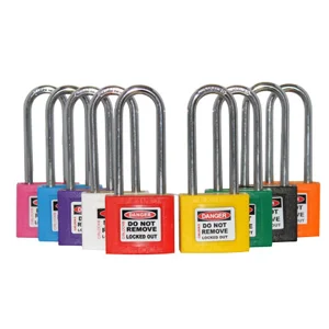 Lockout Padlock 50mm Shackle Economical Brass