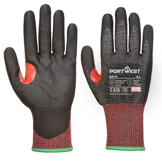 Glove Cut Resistant CS Cut F 13 PU Portwest - A670