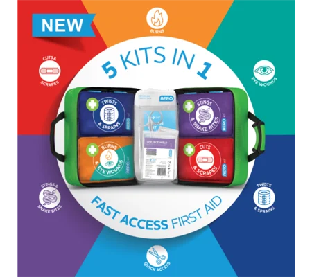 AEROKIT 3 Series Modulator Mini Softpack First Aid Kit 25 x 15 x 21.5cm