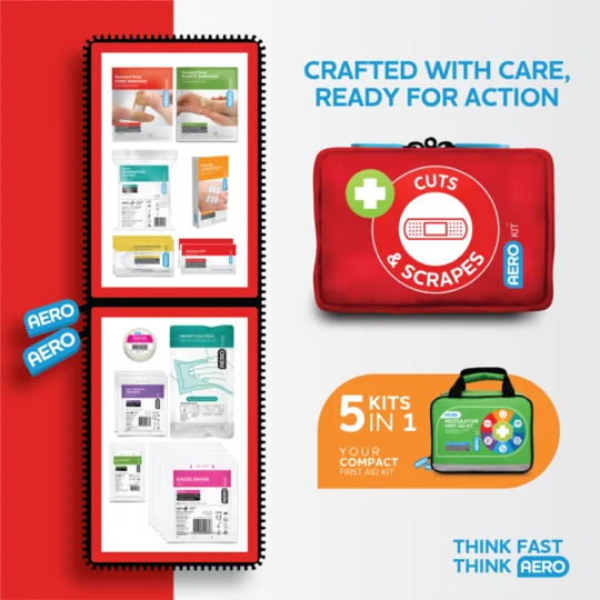 AEROKIT 3 Series Modulator Mini Softpack First Aid Kit 25 x 15 x 21.5cm