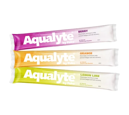 Aqualyte Electrolyte Icy Pole - Mixed Flavours, Box of 50
