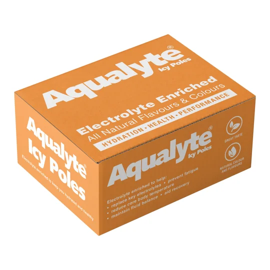 Aqualyte Electrolyte Icy Pole - Mixed Flavours, Box of 50
