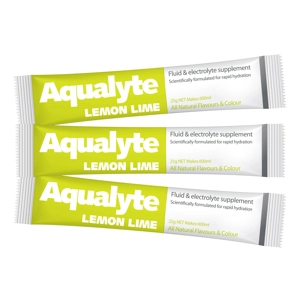 Aqualyte Electrolyte Powder - Lemon Lime Flavour 25g x 50 Sachets