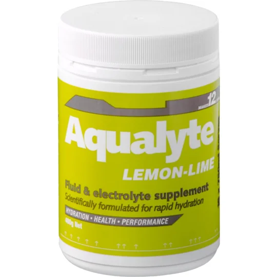 Aqualyte Electrolyte Powder - Lemon Lime Flavour 5x 480g Tubs