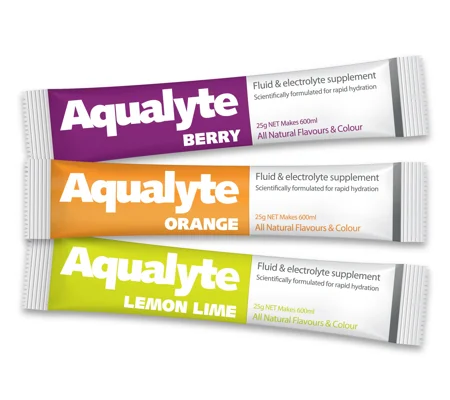 Aqualyte Electrolyte Powder - Mixed Flavour 25g x 50 Sachets