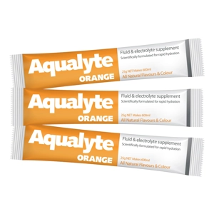 Aqualyte Electrolyte Powder - Orange Flavour 25g x 50 Sachets