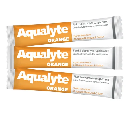 Aqualyte Electrolyte Powder - Orange Flavour 25g x 50 Sachets