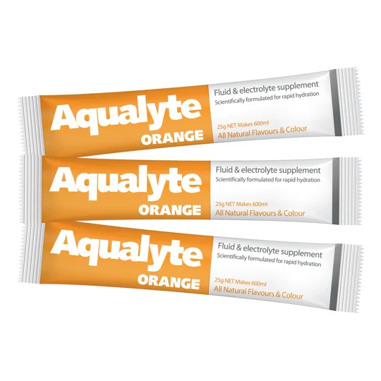 Aqualyte Electrolyte Powder - Orange Flavour 25g x 50 Sachets
