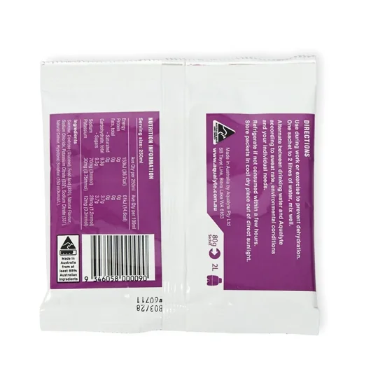 Aqualyte Electrolyte Powder - Berry Flavour 80g x 20