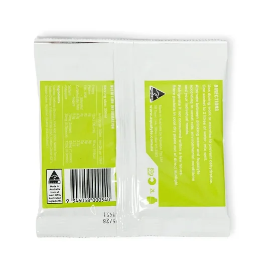 Aqualyte Electrolyte Powder - Lemon Lime Flavour 80g x 20