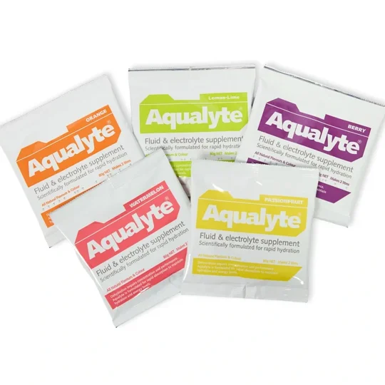 Aqualyte Electrolyte Powder - Mixed Flavour 80g x 20