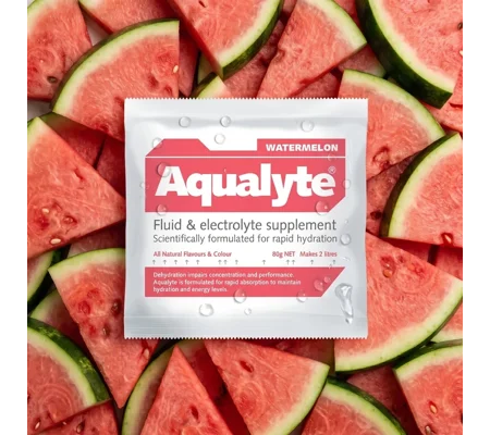 Aqualyte Electrolyte Powder - Watermelon Flavour 80g x 20