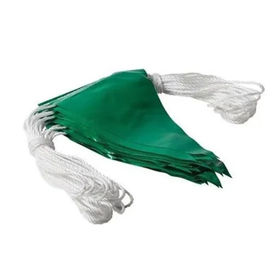 Green Bunting Flag Line