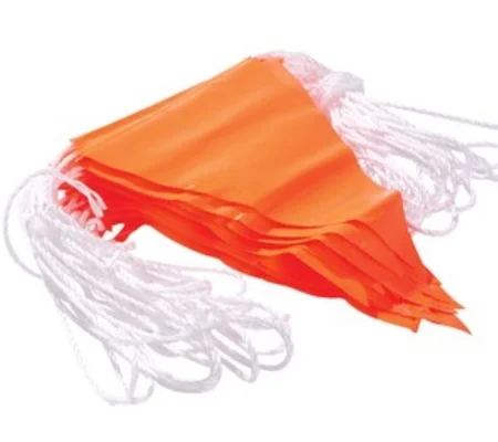 Orange Bunting Flag Line