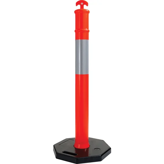 T-Top Bollard Post and 6 kg Base