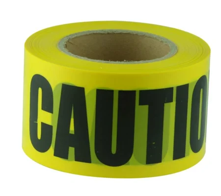 Barricade/Barrier Tape Caution - black on yellow