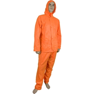 Orange PVC Rainsuit