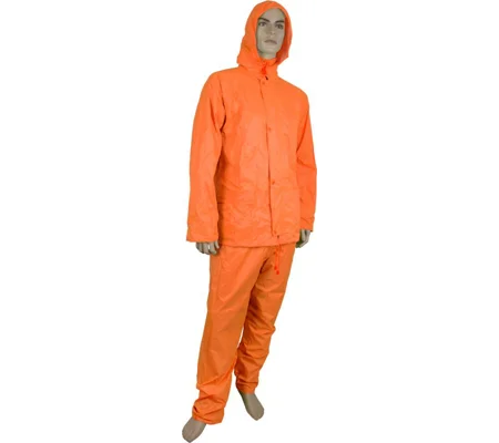 Orange PVC Rainsuit