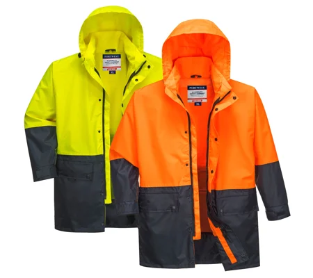 Kimberley Hi-Vis Contrast Day Rain Jacket - MJ206