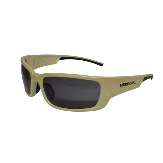 Denver Safety Glasses, Pearl Frame - Smoke Lens (Pack 12)