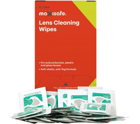 Maxisafe Anti-Fog Lens Cleaning Wipes