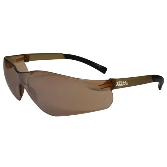 NEVADA Safety Glasses with Anti-Fog - Bronze Mirror Lens (12 Pair)