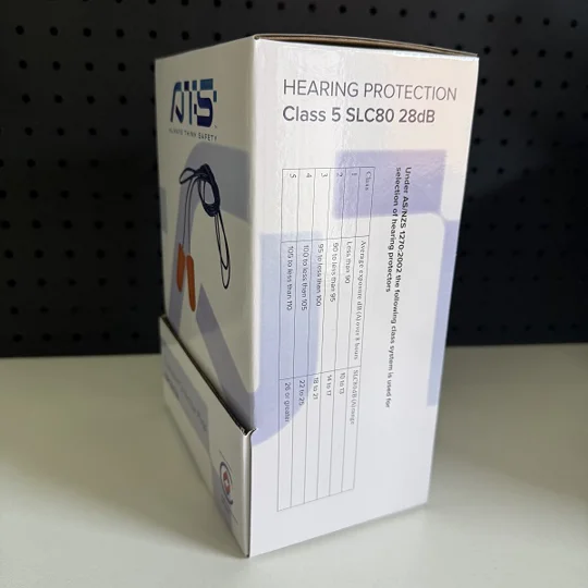 Ear Plug Corded CL5 SLC80 28dB Box 100 Pair