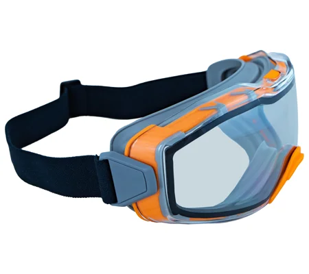 Safety Goggles Premium Duo-Spherical Monogoggles - Clear Lens