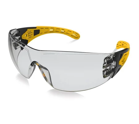 EVOLVE Safety Glasses with Anti-Fog - Silver Mirror Lens