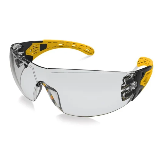 EVOLVE Safety Glasses with Anti-Fog - Silver Mirror Lens