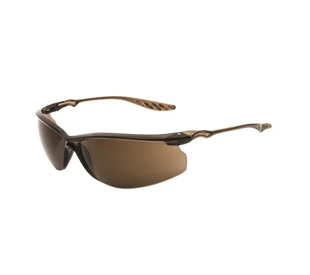 X-Caliber Safety Glasses with Anti-Fog - Brown Lens