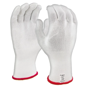 Microfresh Cut E White 'Food Grade' Liner Glove (6 pair)