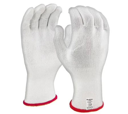 Microfresh Cut E White 'Food Grade' Liner Glove (6 pair)