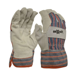 Maxisafe Candy Stripe Leather Glove (12 Pair)