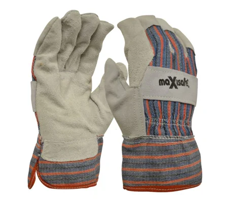 Maxisafe Candy Stripe Leather Glove (12 Pair)