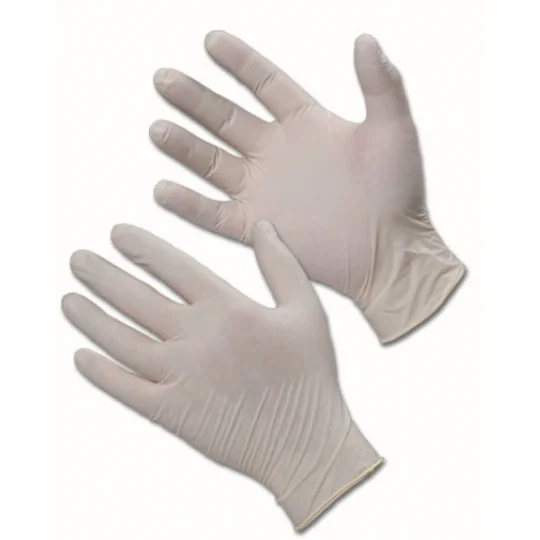 Clear-Shield Latex Disposable Glove, Powdered