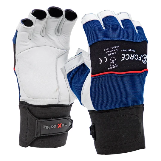 G-Force Fingerless Anti-Vibration Mechanics Gloves (6 pair)