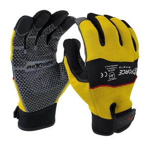 G-Force MaxGrip' Mechanics Glove with Silicone Grip (6 pair)