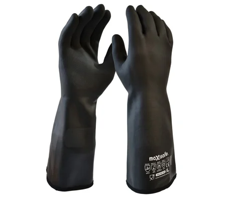 Maxisafe NEOTHERM Chemical & Heat Resistant Neoprene Gauntlet - 38cm (6 pair)