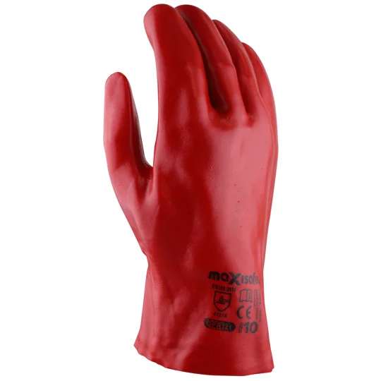 Red PVC Gauntlet - 27cm