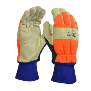 Forestry Premium Cow Grain Chainsaw Gloves