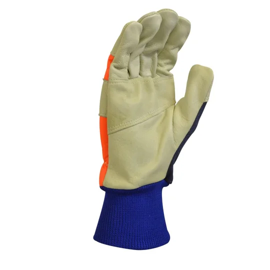 Forestry Premium Cow Grain Chainsaw Gloves