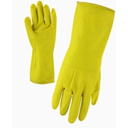 Yellow Latex Flock Lined Glove (144 Pair)