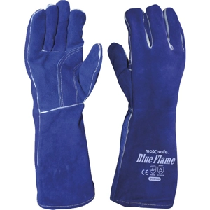 Blue Flame Welders Gauntlet - Kevlar Stitched (12 Pair)
