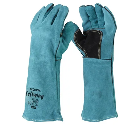 Green 'Leftwing' Welders Gauntlet (12 Pair)
