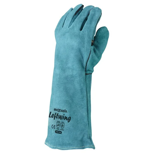 Green 'Leftwing' Welders Gauntlet (12 Pair)