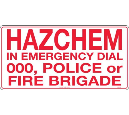 Hazchem Signs