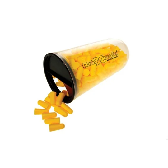 MaxiPlug Uncorded Earplugs Tradies Pack 100 Pair