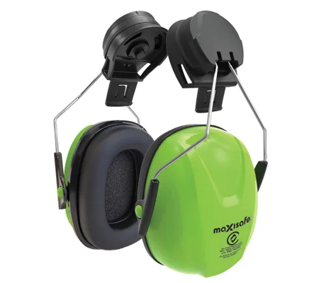 Maxisafe Helmet Mounted Earmuffs 26dB - Class 5