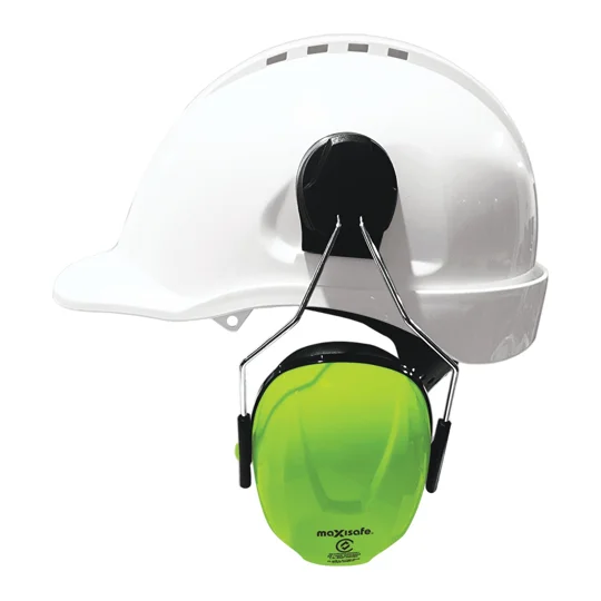 Maxisafe Helmet Mounted Earmuffs 26dB - Class 5